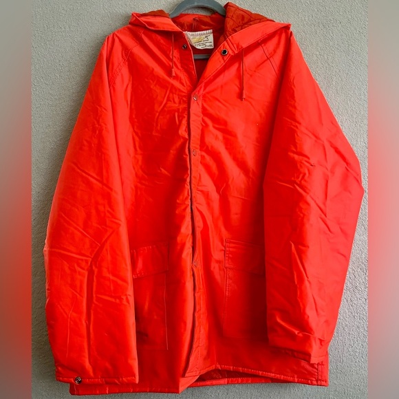Sportsman Choice Other - Vintage Sportsman Choice Hunting Orange Rain Jacket-Men’s L/Large-Hunter-Outdoor